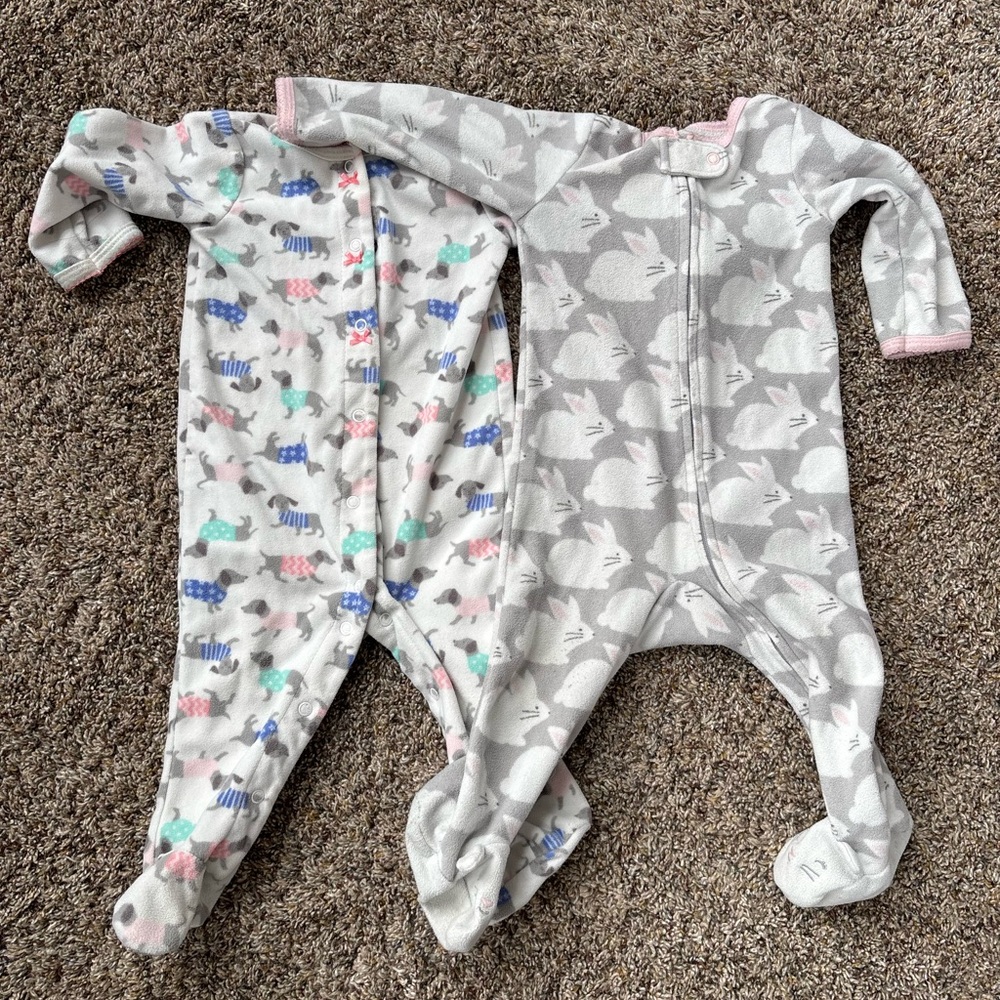 Girls 9 Month Sleeper Lot